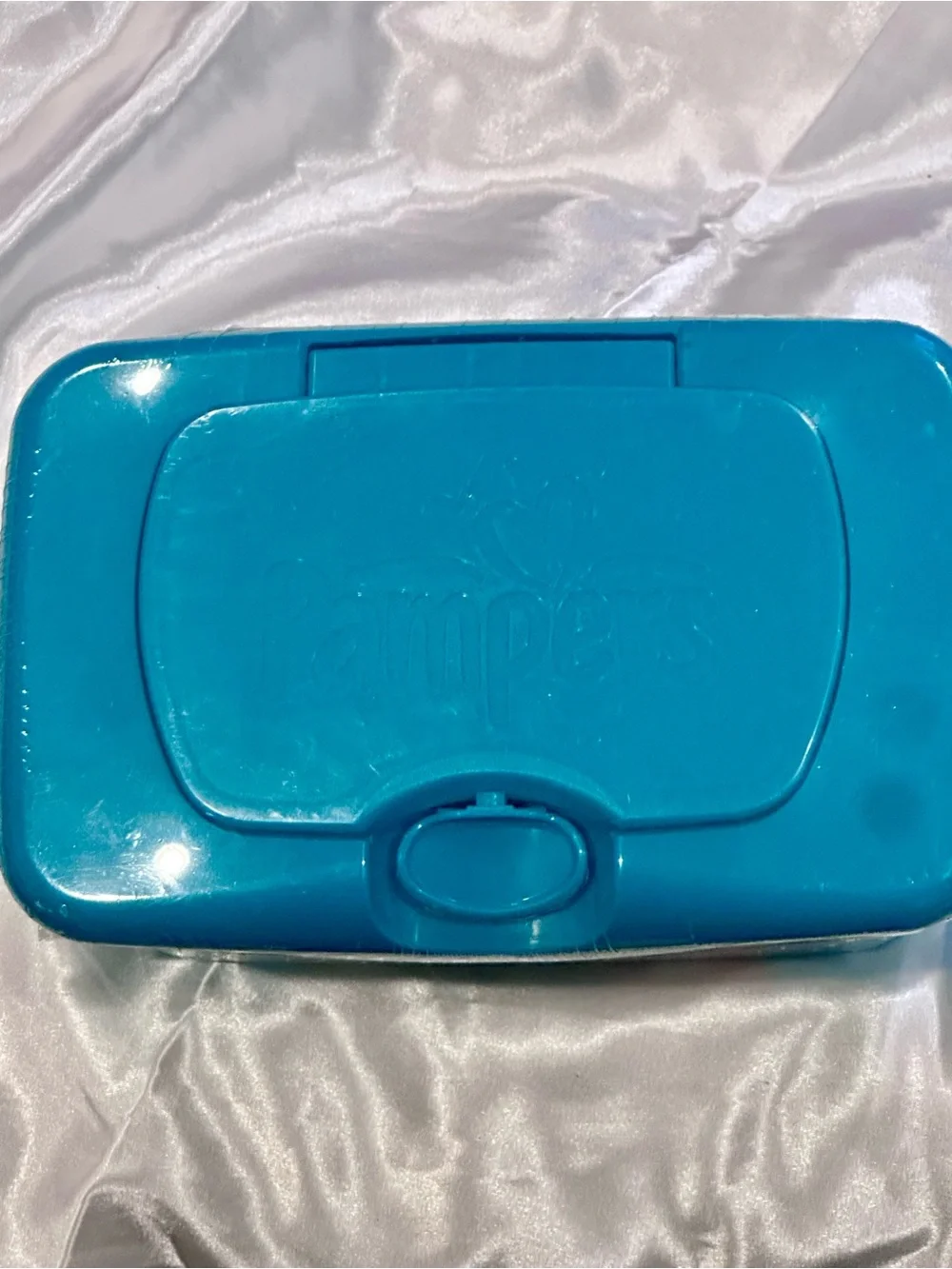 Pampers Soft Care 80 Wipes Pop -Up Plastic Container Box Brand New Sealed 2004
